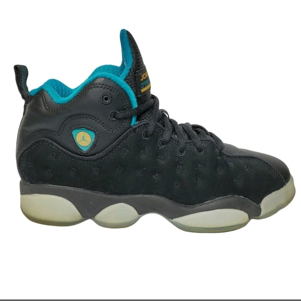 Nike Air Jordan Jumpman Team Pro II Black /Teal, 874749-003, Youth Size 6